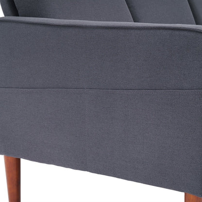 Divano modulare da interno per 3 persone con bracciolo americano in lino da 71,65 W. con pedale Concubine, colore beige