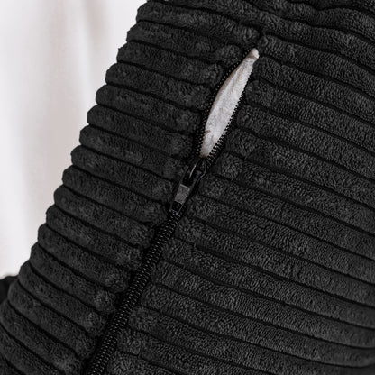 Divano a 3 posti in velluto a coste 72.64 con cuscini in spugna ad alta densità e molle