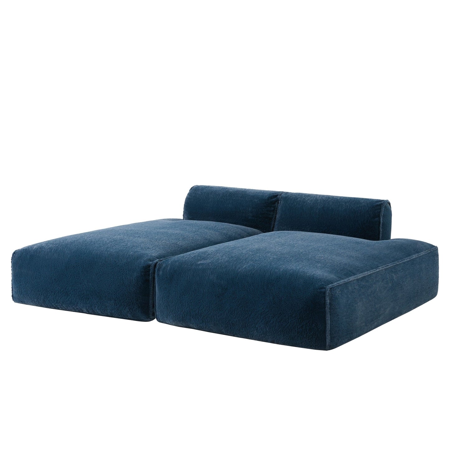 72 Divano letto modulare oversize imbottito in schiuma compressa