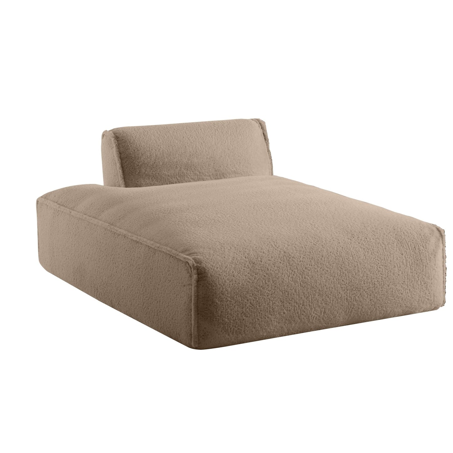 72 Divano letto modulare oversize imbottito in schiuma compressa