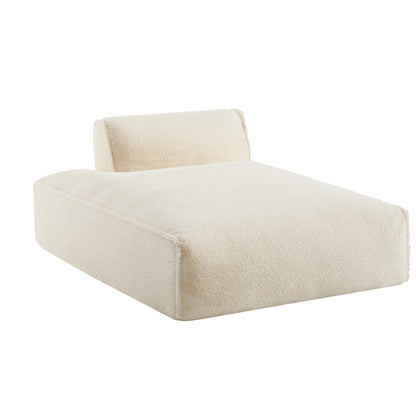 72 Divano letto modulare oversize imbottito in schiuma compressa