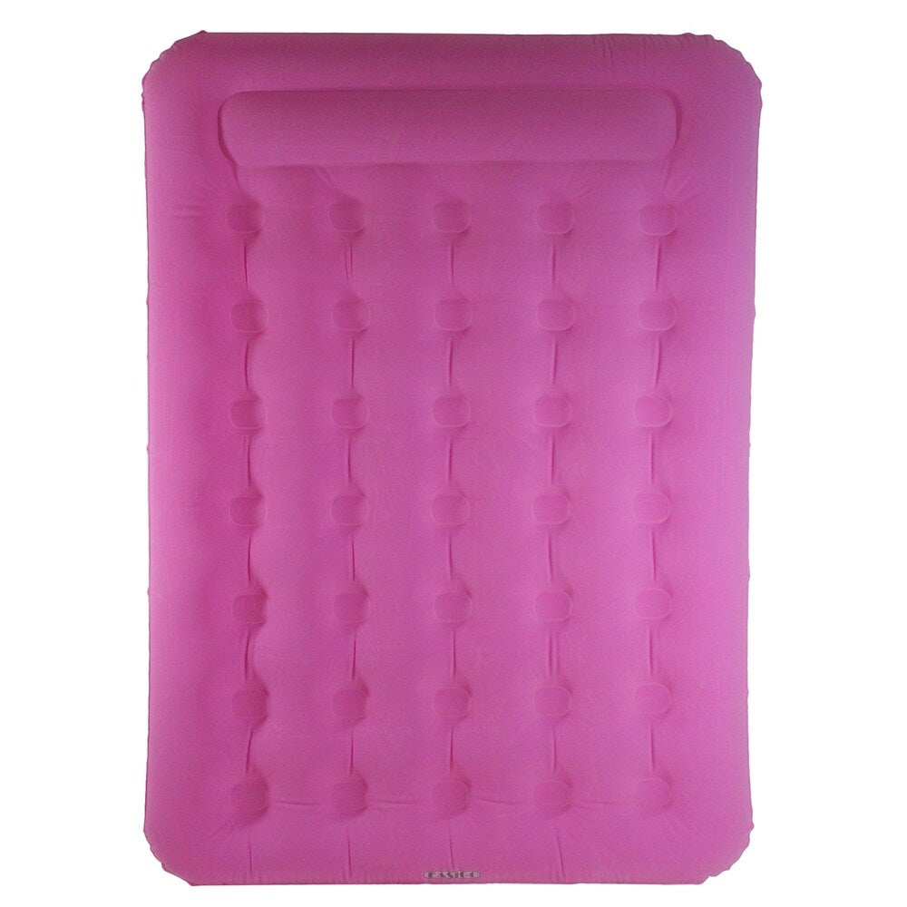 Materasso gonfiabile per letto matrimoniale floccato rosa da 74,5 cm