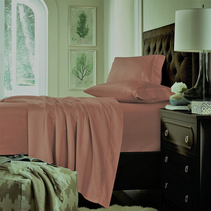 Federe in raso di cotone a 750 fili (set da 2)