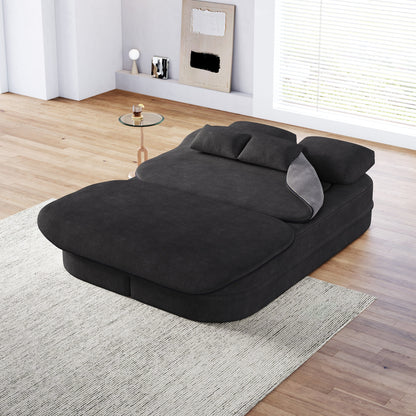 Divano letto trasformabile da 75'' con coperta, divano da pavimento, divano da salotto per soggiorno