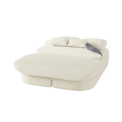 Divano letto trasformabile da 75'' con coperta, divano da pavimento, divano da salotto per soggiorno