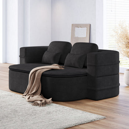 Divano letto trasformabile da 75'' con coperta, divano da pavimento, divano da salotto per soggiorno