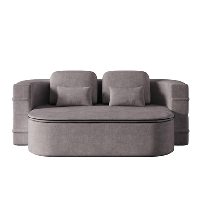 Divano letto trasformabile da 75'' con coperta, divano da pavimento, divano da salotto per soggiorno