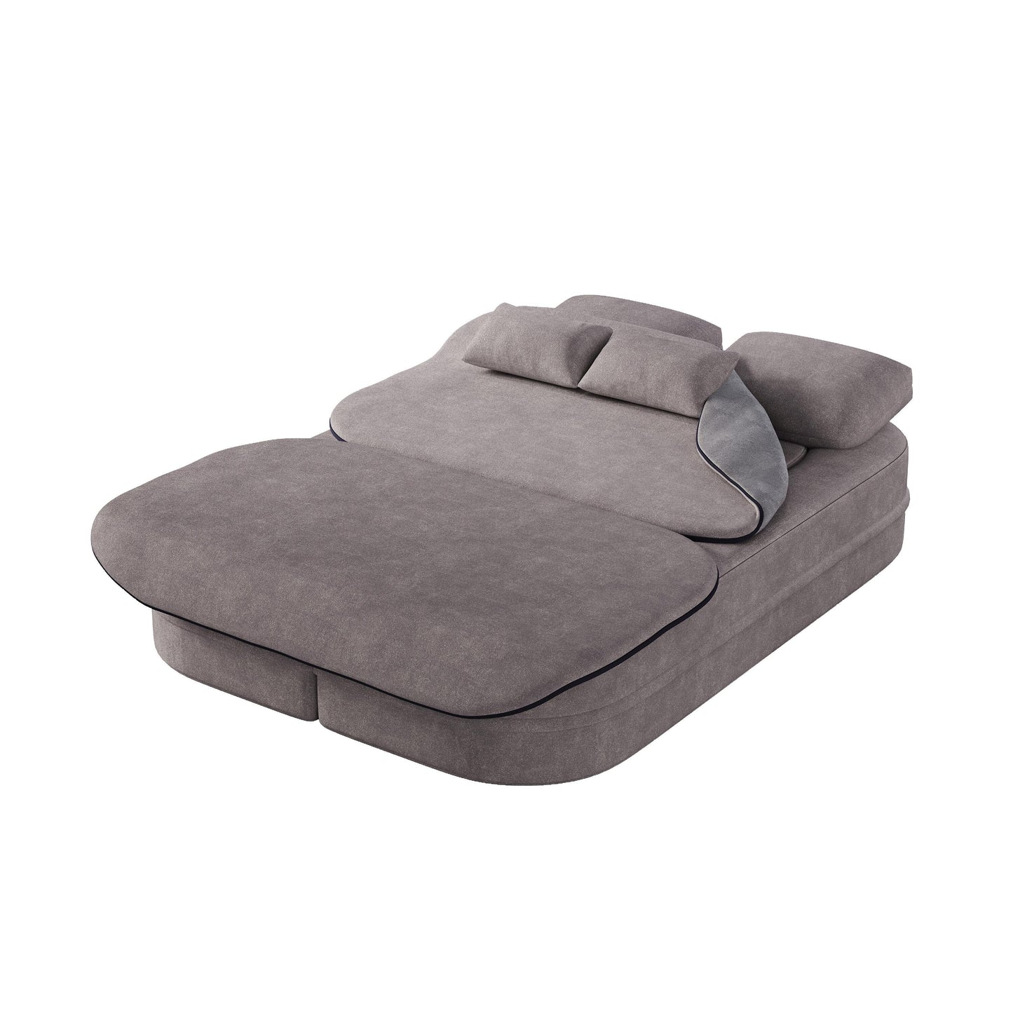 Divano letto trasformabile da 75'' con coperta, divano da pavimento, divano da salotto per soggiorno