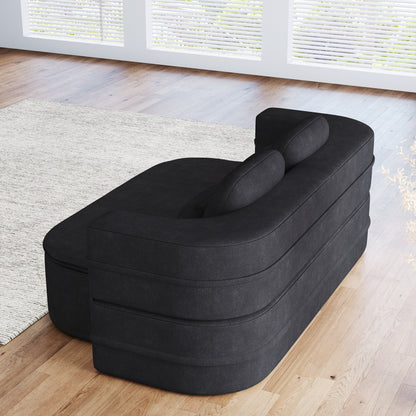 Divano letto trasformabile da 75'' con coperta, divano da pavimento, divano da salotto per soggiorno