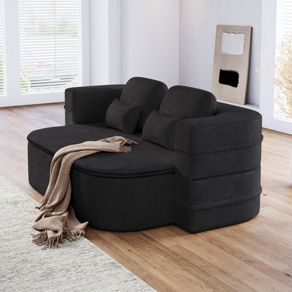 Divano letto trasformabile da 75'' con coperta, divano da pavimento, divano da salotto per soggiorno