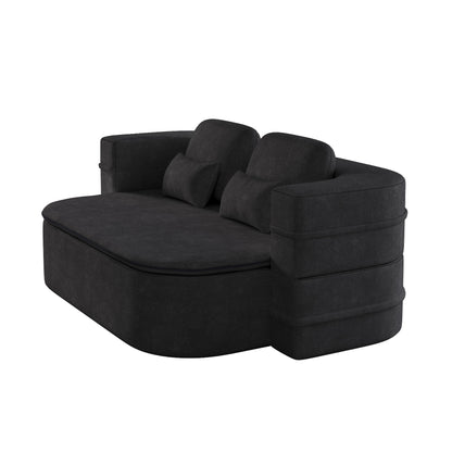 Divano letto trasformabile da 75'' con coperta, divano da pavimento, divano da salotto per soggiorno