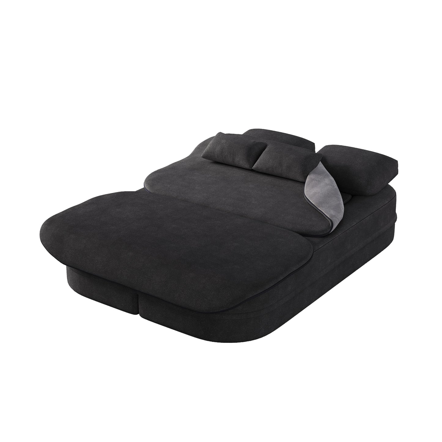 Divano letto trasformabile da 75'' con coperta, divano da pavimento, divano da salotto per soggiorno