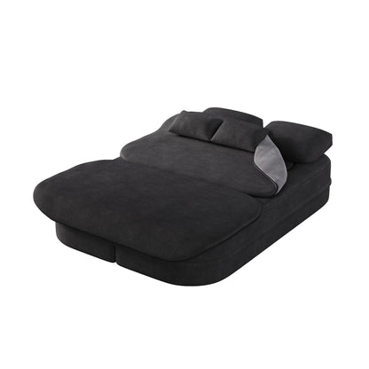 Divano letto trasformabile da 75'' con coperta, divano da pavimento, divano da salotto per soggiorno