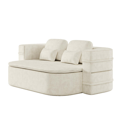 Divano letto trasformabile da 75'' con coperta, divano da pavimento, divano da salotto per soggiorno