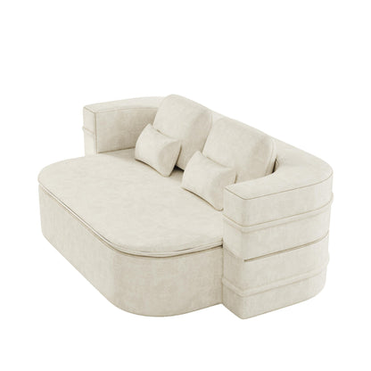 Divano letto trasformabile da 75'' con coperta, divano da pavimento, divano da salotto per soggiorno