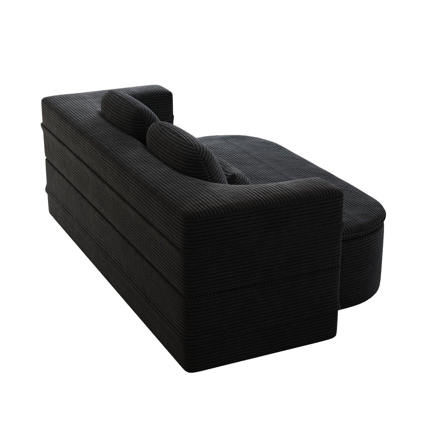 Divano letto trasformabile da 75'' con coperta, divano da pavimento, divano da salotto per soggiorno