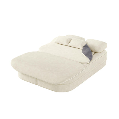 Divano letto trasformabile da 75'' con coperta, divano da pavimento, divano da salotto per soggiorno