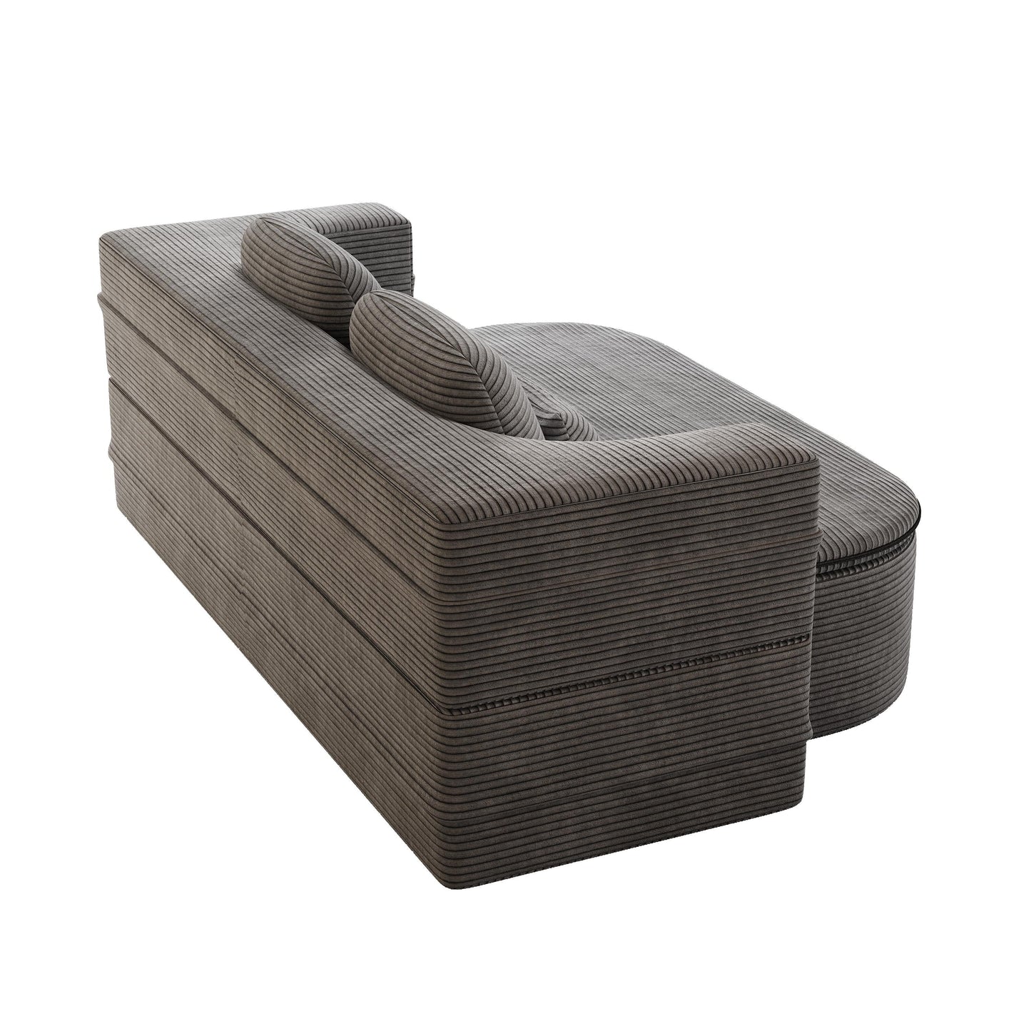 Divano pieghevole 2 in 1 da 75'', divano letto trasformabile in schiuma con coperta multifunzionale, divano da pavimento