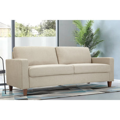 Divano imbottito da soggiorno di transizione da 77 pollici