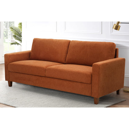 Divano imbottito da soggiorno di transizione da 77 pollici