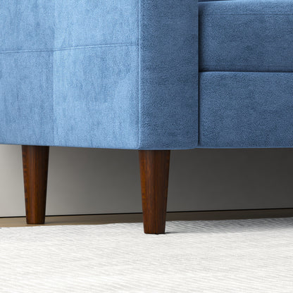 Divano a 3 posti trasformabile a L da 78,74'' con pouf contenitore