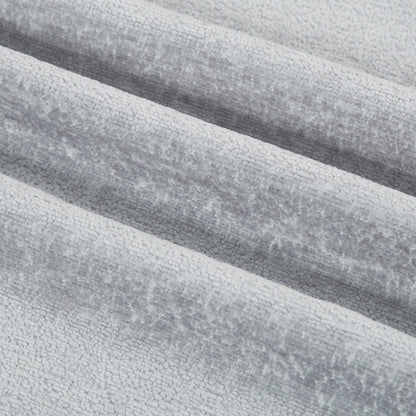 Divano a 3 posti imbottito in ciniglia 78.7 con gambe in plastica e 2 cuscini per soggiorno