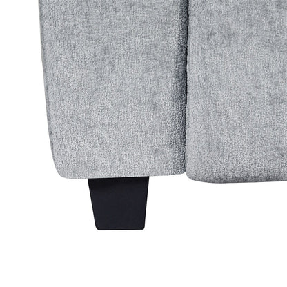 Divano imbottito in ciniglia 78.7 con gambe