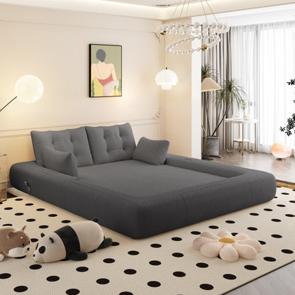 78.7 Letto per cani umano, divano letto pieghevole 3 in 1