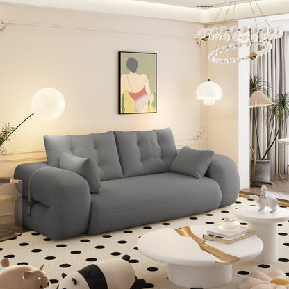 78.7 Letto per cani umano, divano letto pieghevole 3 in 1