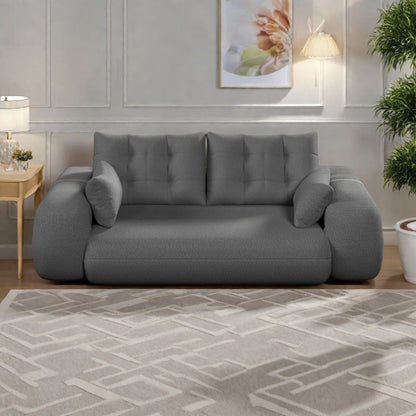 Divano letto Teddy a 3 posti, divano letto modulare, divano trasformabile, divano letto