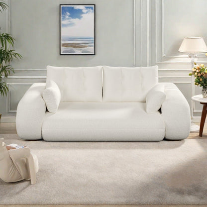 Divano letto Teddy a 3 posti, divano letto modulare, divano trasformabile, divano letto