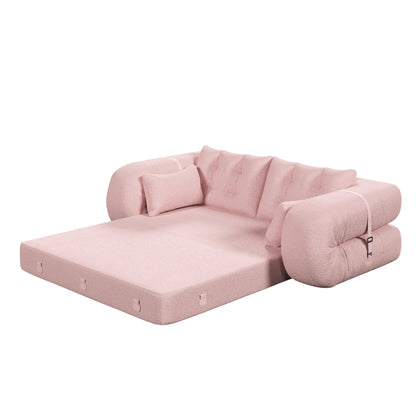 Divano letto Teddy a 3 posti, divano letto modulare, divano trasformabile, divano letto