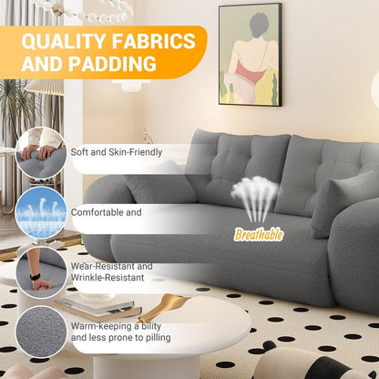 Divano letto Teddy a 3 posti, divano letto modulare, divano trasformabile, divano letto