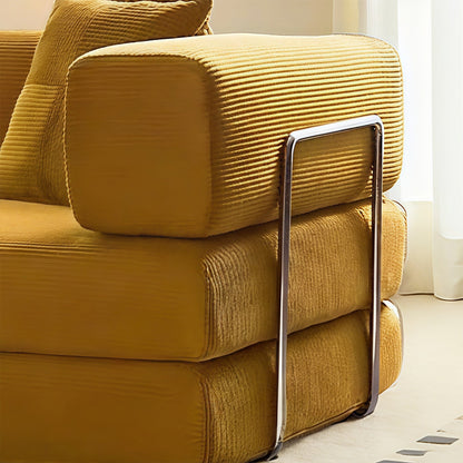 Divano letto trasformabile da 78,8 metri con cuscino, supporto per la schiena, bracciolo, divano da pavimento, divano a compressione, divano futon, letto da salotto