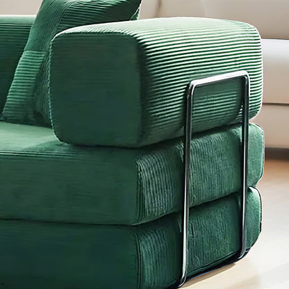 Divano letto trasformabile da 78,8 metri con cuscino, supporto per la schiena, bracciolo, divano da pavimento, divano a compressione, divano futon, letto da salotto