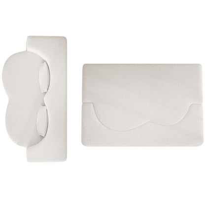 Divano letto trasformabile in tessuto Teddy da 78 posti, imbottito in schiuma, con 2 cuscini e materasso pieghevole per soggiorno