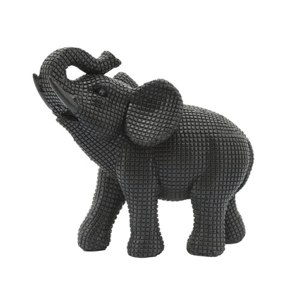 Sagebrook Home Boho 7 Scultura decorativa a forma di elefante in poliresina - 7 x 4 x 7