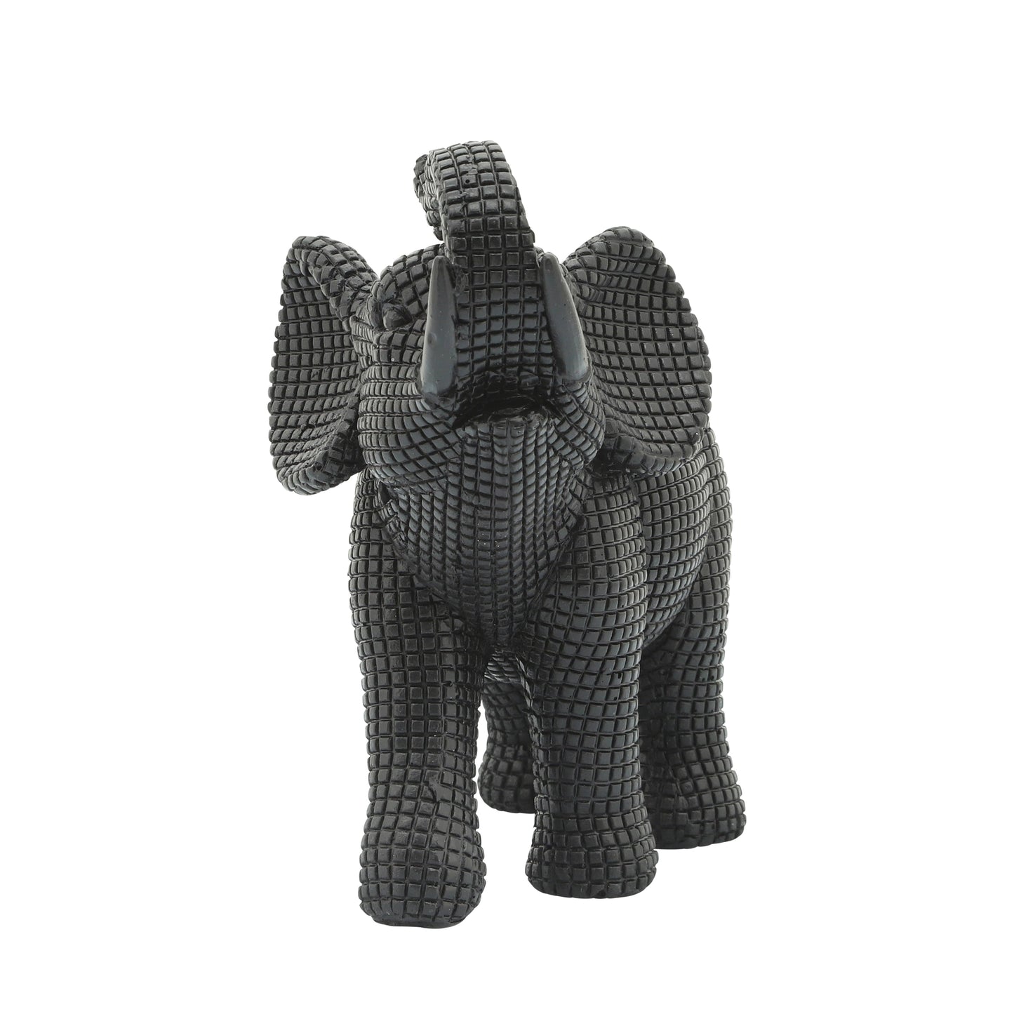 Sagebrook Home Boho 7 Scultura decorativa a forma di elefante in poliresina - 7 x 4 x 7