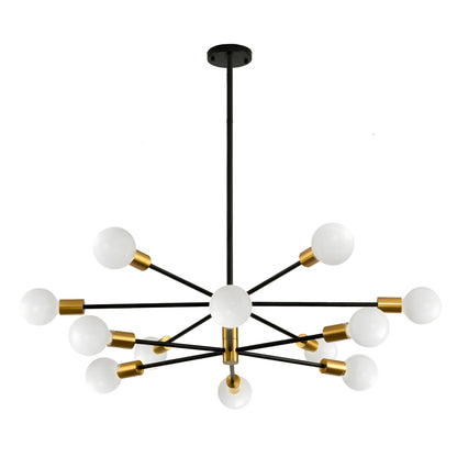 Lampadario lineare moderno Sputnik 8/10/12 luci