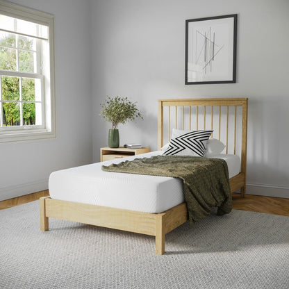 Materasso in memory foam rinfrescante al tè verde da 8 pollici, anti-pressione, in una scatola