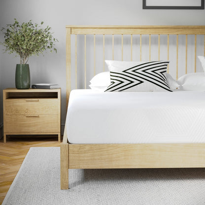 Materasso in memory foam rinfrescante al tè verde da 8 pollici, anti-pressione, in una scatola