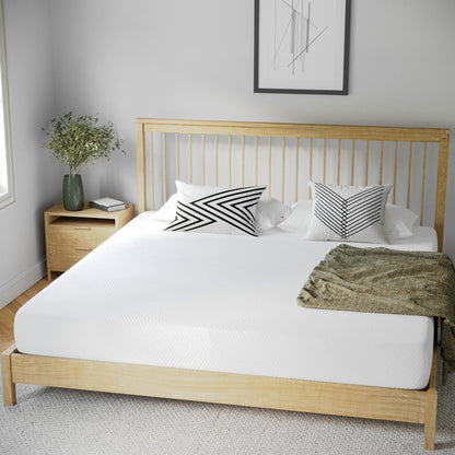 Materasso in memory foam rinfrescante al tè verde da 8 pollici, anti-pressione, in una scatola