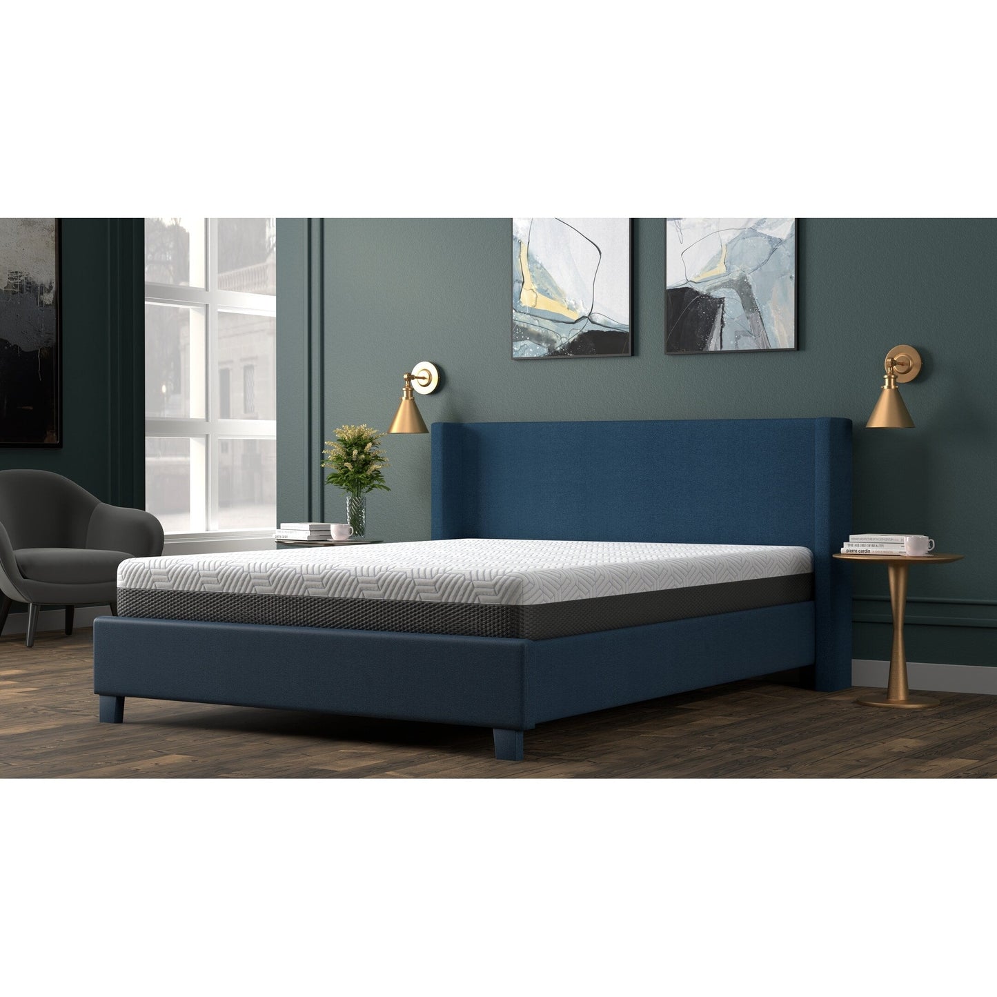 Materasso rigido da 8 pollici con fodera rinfrescante