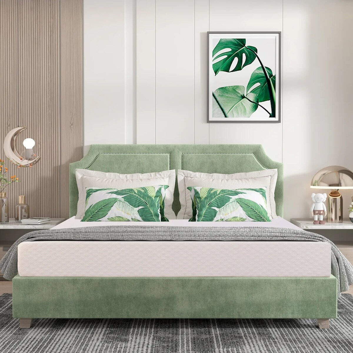 Materasso in memory foam gel da 8 pollici con fodera in tessuto lavabile