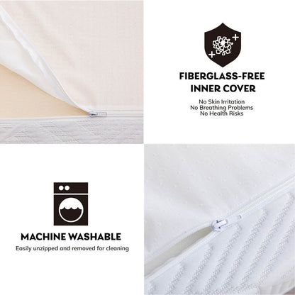 Materasso in memory foam da 8 pollici Queen Gel, infuso di tè verde e gel rinfrescante