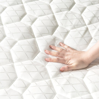 Materasso a molle interne da 8 pollici con parte superiore stretta di Crown Comfort