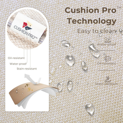 Set di divani componibili in vimini per esterni da 8 pezzi, ampi mobili da seduta, set da conversazione con tavolo con braciere