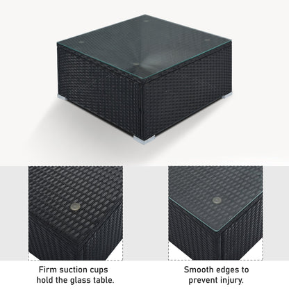 Set di mobili da esterno da 8 pezzi