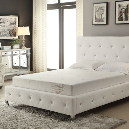 Materasso in memory foam sagomato con infusione di aloe vera da 8 pollici