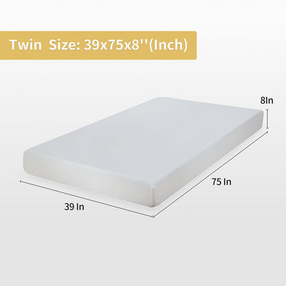 Materasso in memory foam con infusione di gel da 8 pollici